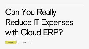 Reducing IT Costs with ERPNext on the Cloud - Cover Image