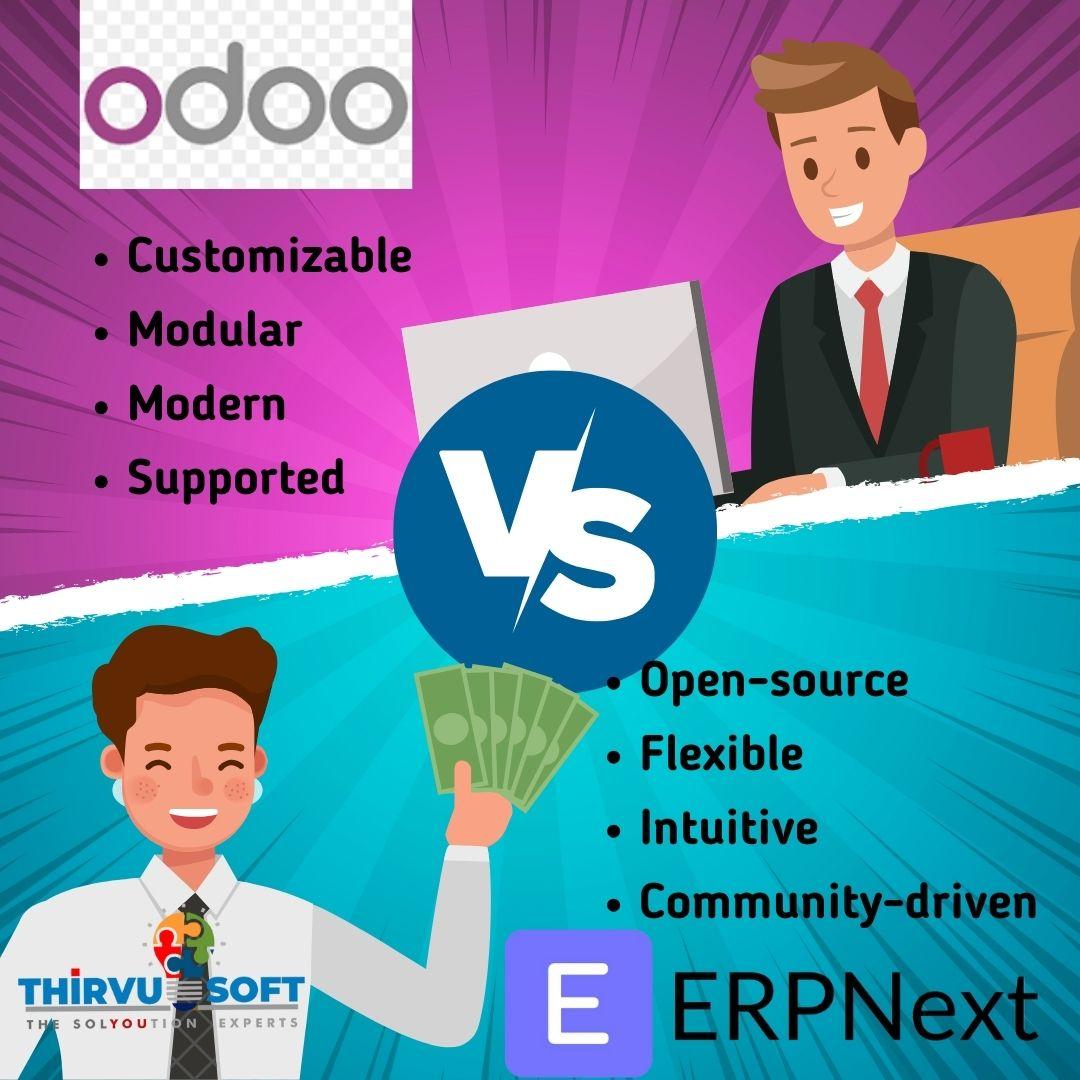 ERPNext vs. Odoo: Choosing the Right ERP Solution for Your Business - Cover Image