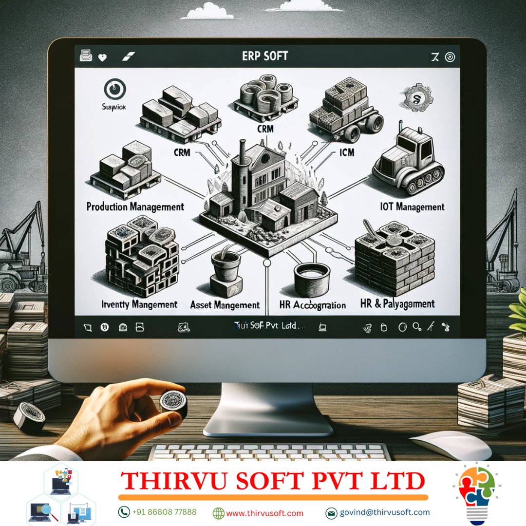Discover the Best ERP Software for Paver Block and Fly Ash Bricks Industry: Maximize Efficiency with Thirvu Soft Pvt Ltd - Cover Image